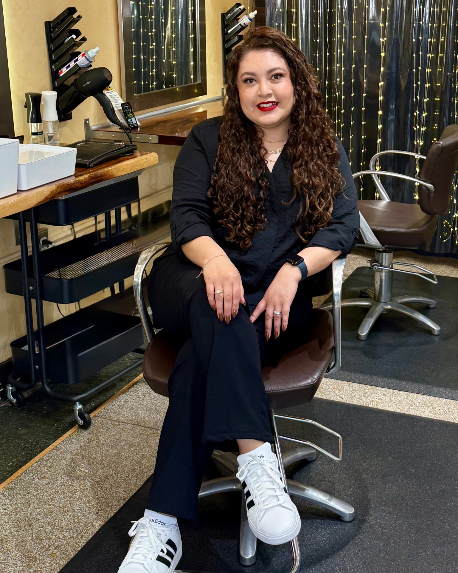 Emelia Cruz-Avila, stylist and colorist at Pura Vida Color Studio Hair Salon in Ann Arbor